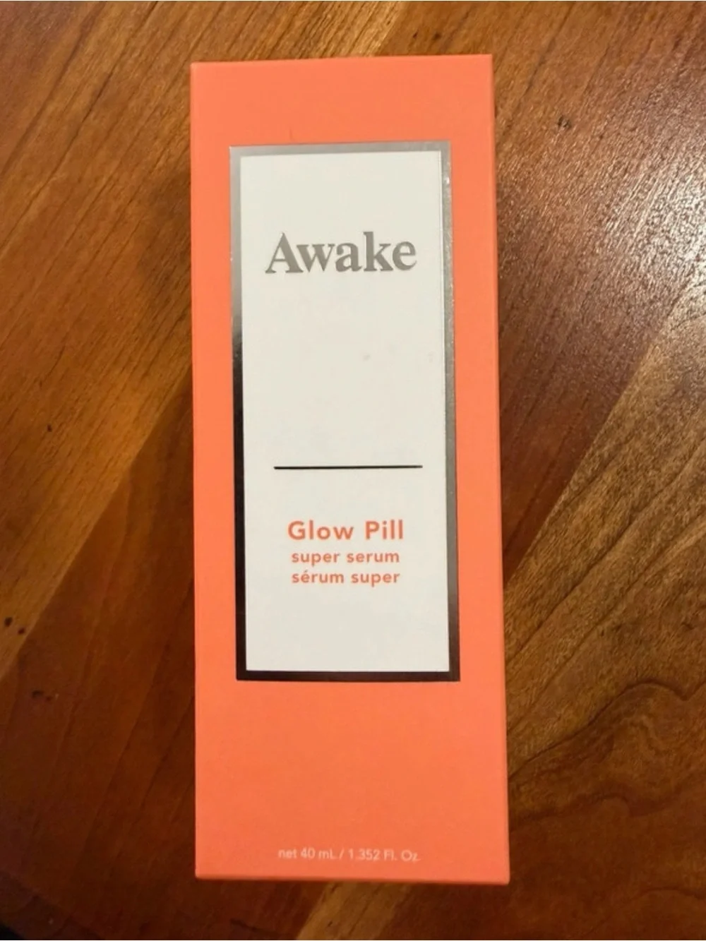 Awake Glow Pill Super Serum — Pink & Coral Packaging